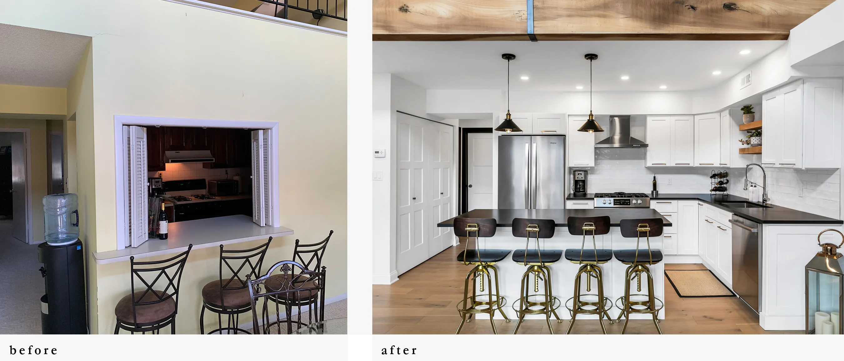 Kitchen, from the living room