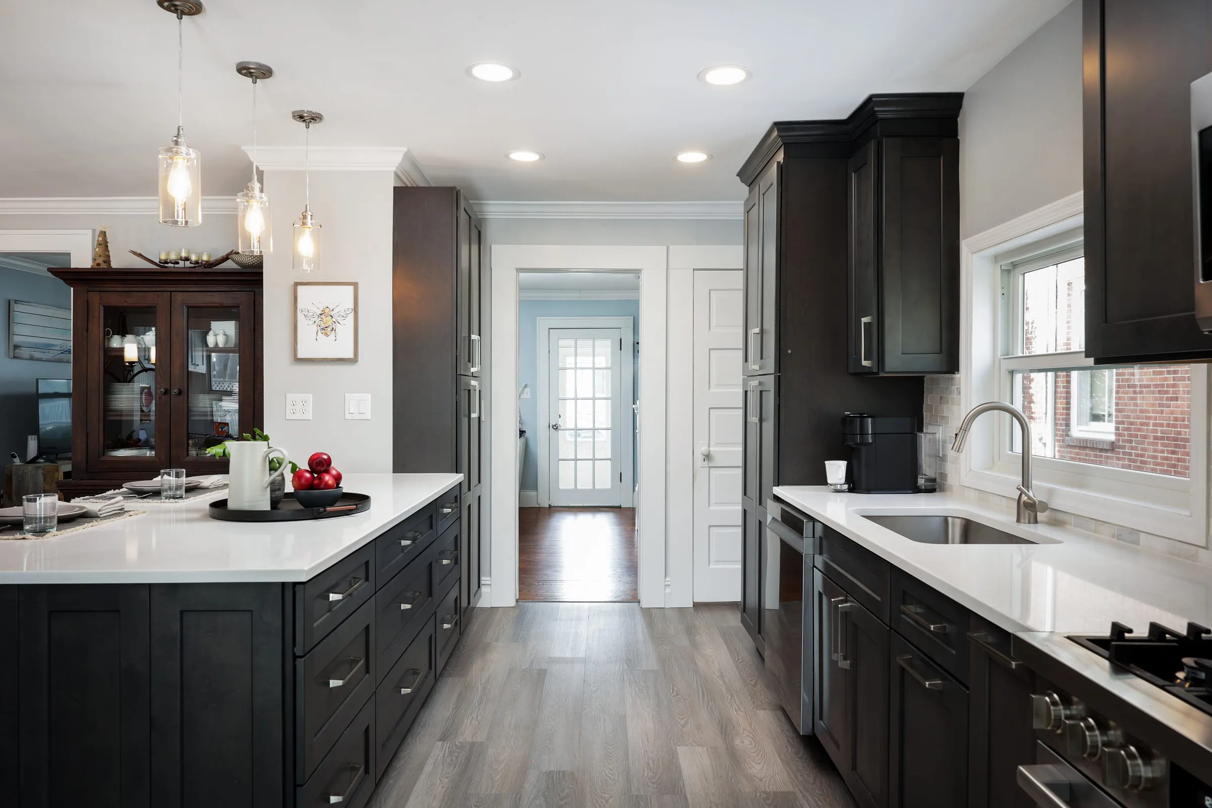 Charcoal shaker galley