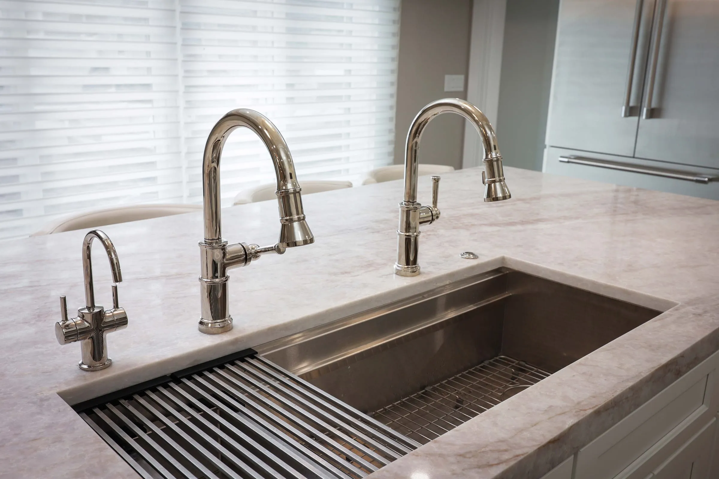 Prep sink and polished nickel